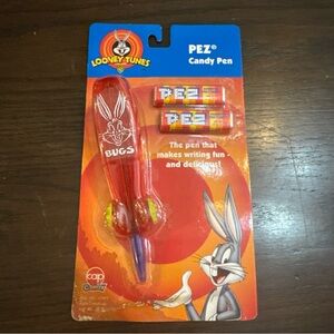 PEZ 1999 Looney Tunes Bugs Bunny Pen Candy Dispenser Unopened Warner Bros.